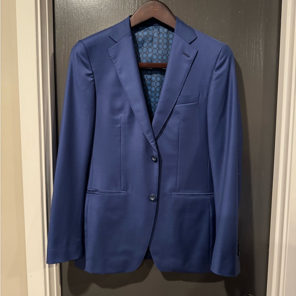 Trunk Club Custom Royal Blue Suit – Bespoke Luxury – Gently Used